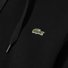 Lacoste Men's Classic Logo Popover Hoody in Black