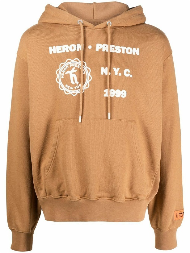 Photo: HERON PRESTON - Cotton Logo Hoodie