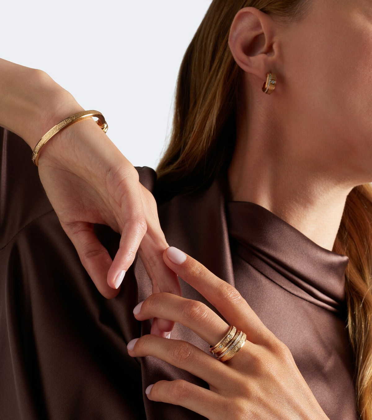 Piaget Possession Decor Palace 18kt rose gold ring with diamonds