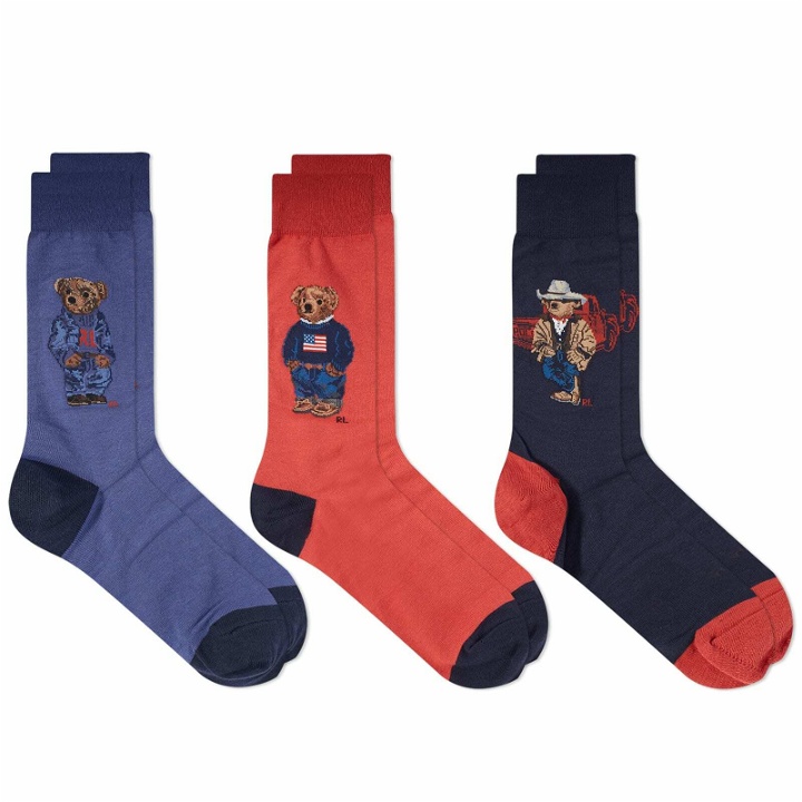Photo: Polo Ralph Lauren Gift Boxed Socks in Core Bear