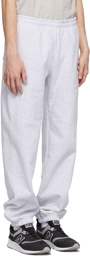 Sporty & Rich Grey Land Rover Edition Logo Patch Lounge Pants