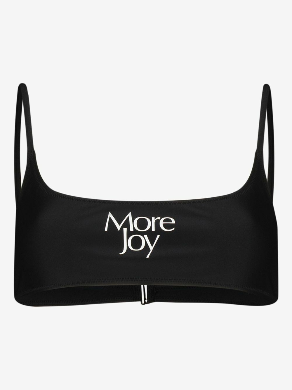 More Joy Logo Print Bikini Top