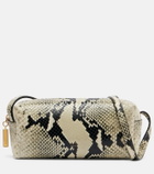 Khaite Kye Mini snake-effect leather crossbody bag