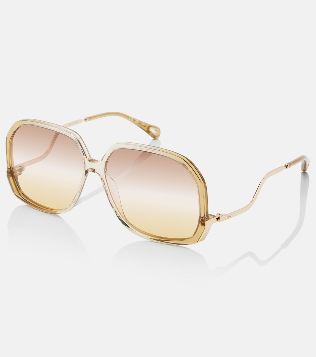Chloé Wavy square sunglasses