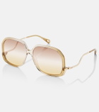 Chloé Wavy square sunglasses