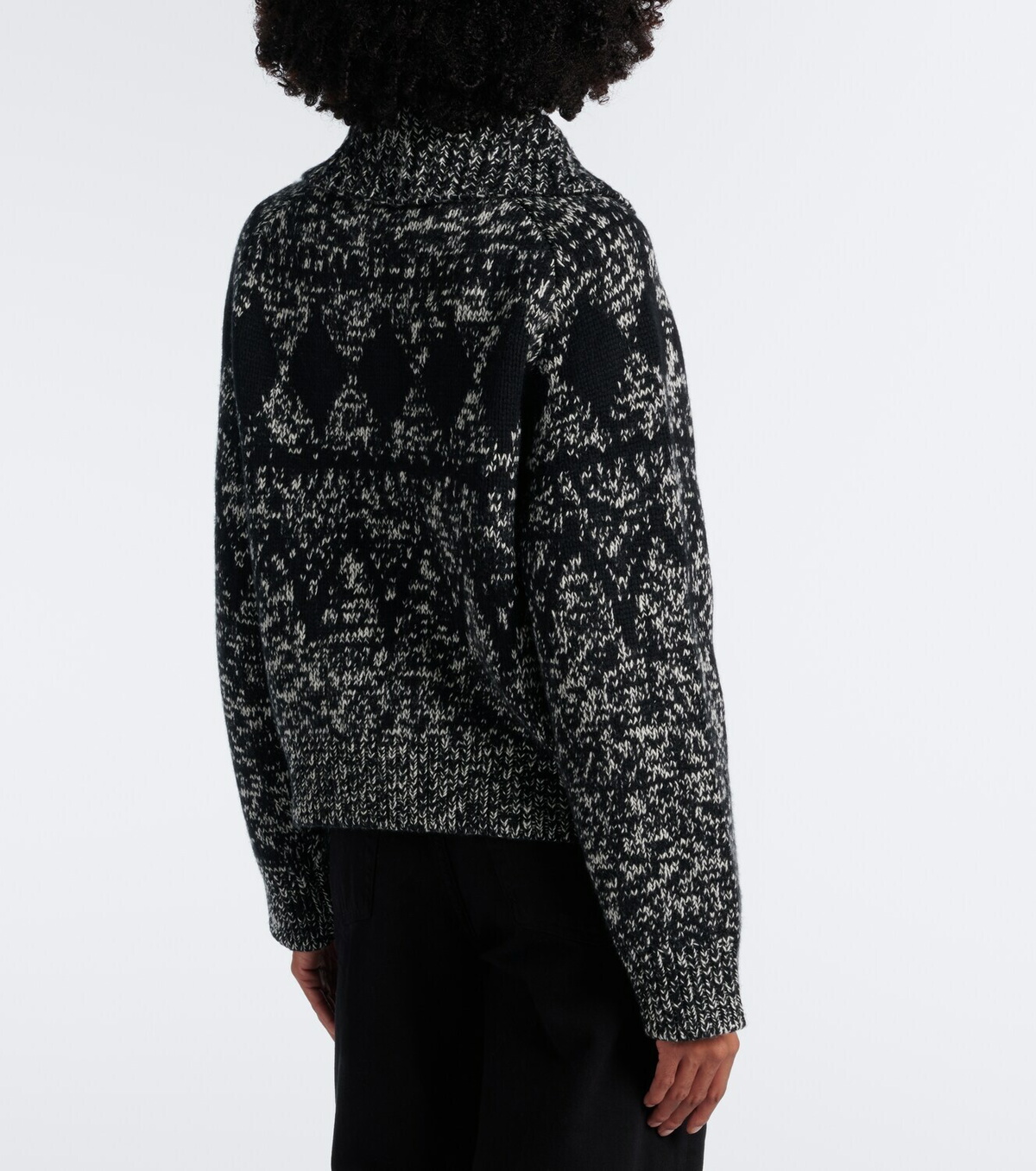 Vince Fair Isle wool-blend cardigan