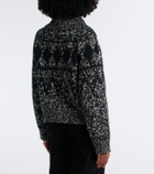 Vince Fair Isle wool-blend cardigan