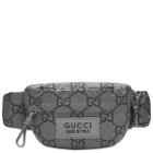 Gucci Men's GG Ripstop Waist Bag in Black
