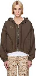 Thug Club SSENSE Exclusive Brown Gladiator Hoodie