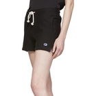 Champion Reverse Weave Black Fleece Shorts