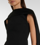Solace London Annie scarf-detail gown