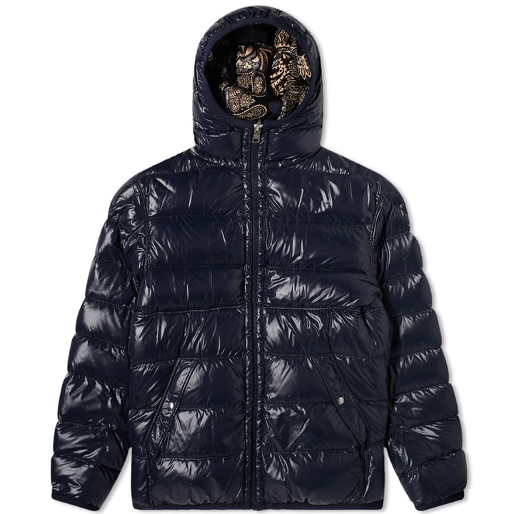 Photo: Moncler Freville Reversible Bandana Down Jacket