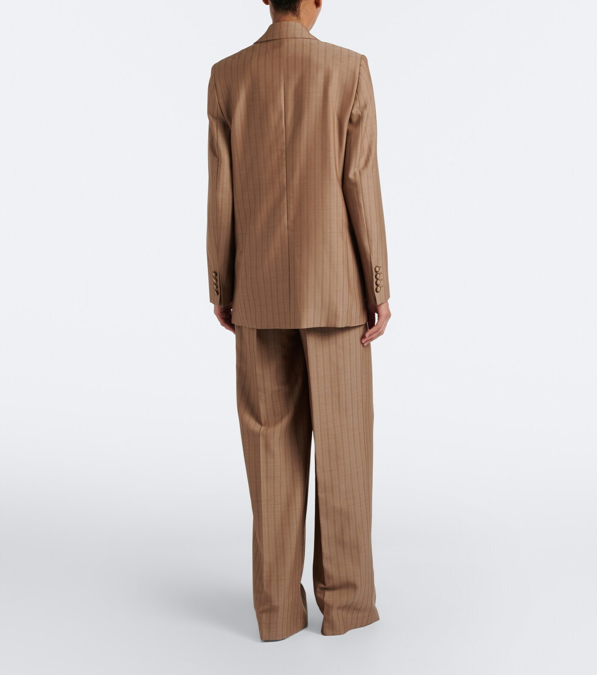 Etro Striped wool wide-leg pants