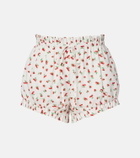 Posse Delia printed cotton shorts