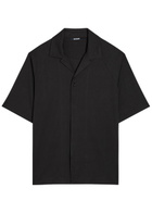 Jacquemus La Chemise Jean Atelier Woven Shirt Black