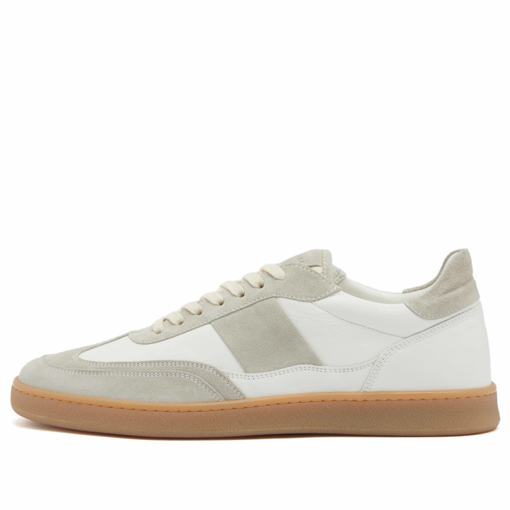 Photo: Collegium Men's Pillar Court Sneaker in White/Grey