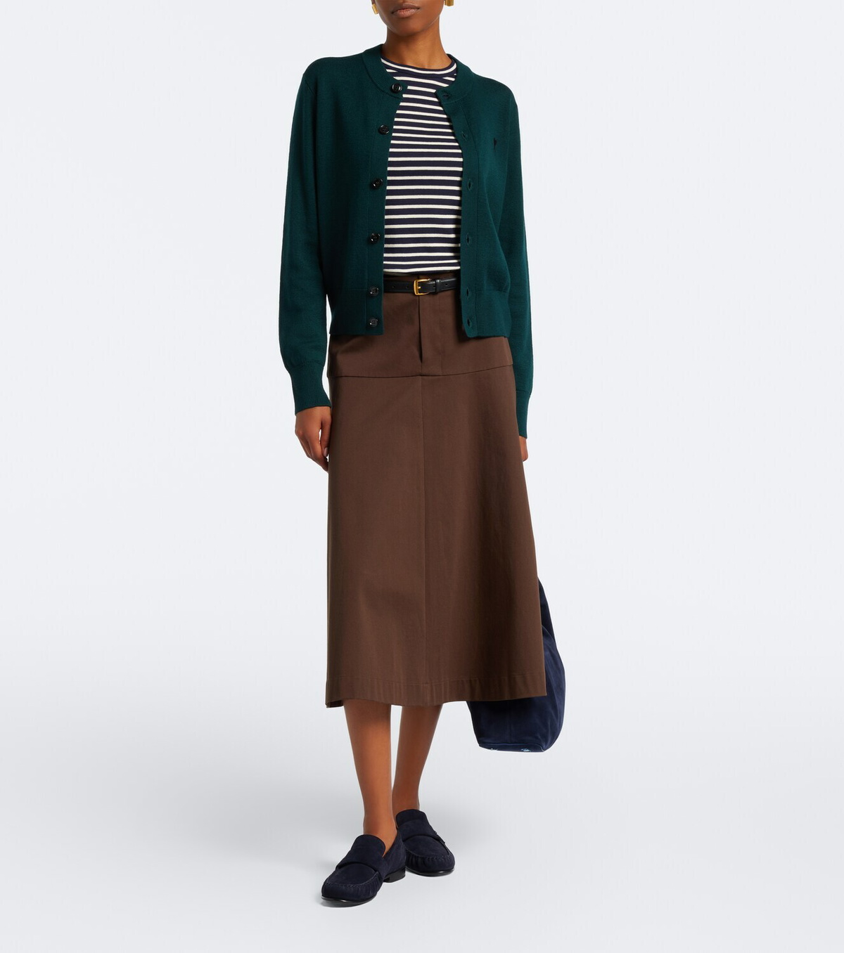 Ami Paris Ami de Cœur wool cardigan