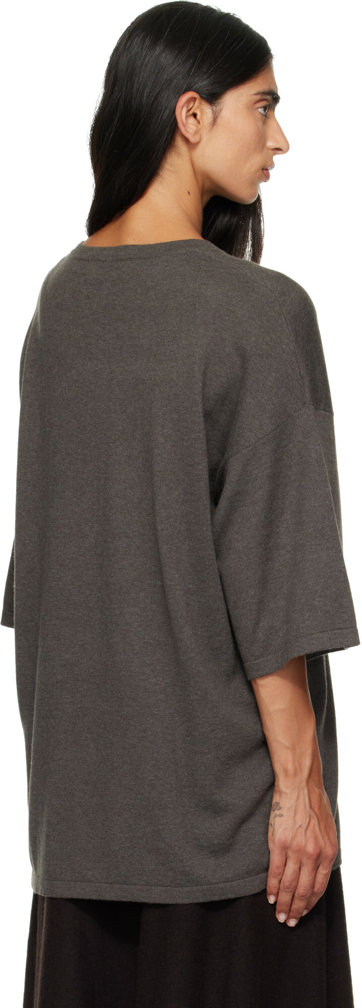 LISA YANG Taupe Agnette T-shirt