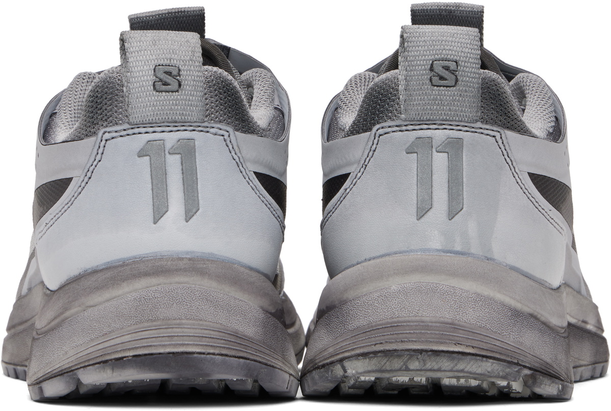 11 by Boris Bidjan Saberi Gray Salomon Edition Bamba 2 Low V2 Sneakers