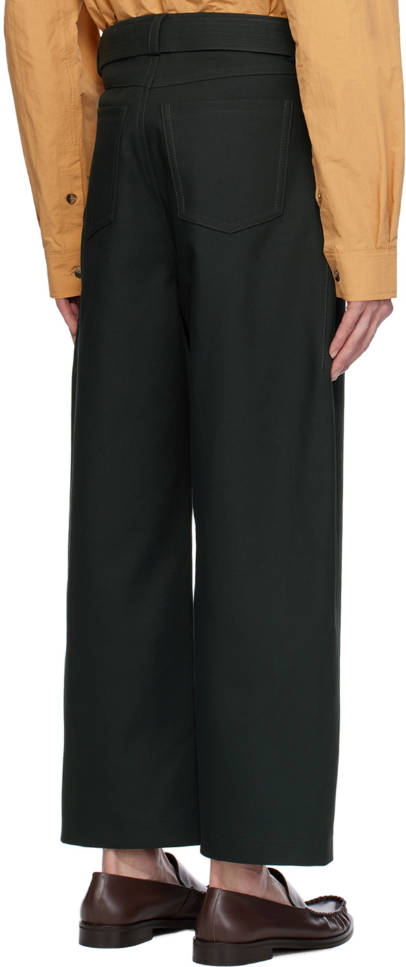 Nanushka Black Ferre Trousers