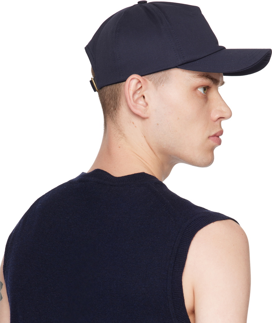 Vivienne Westwood Navy Embroidered Cap Vivienne Westwood
