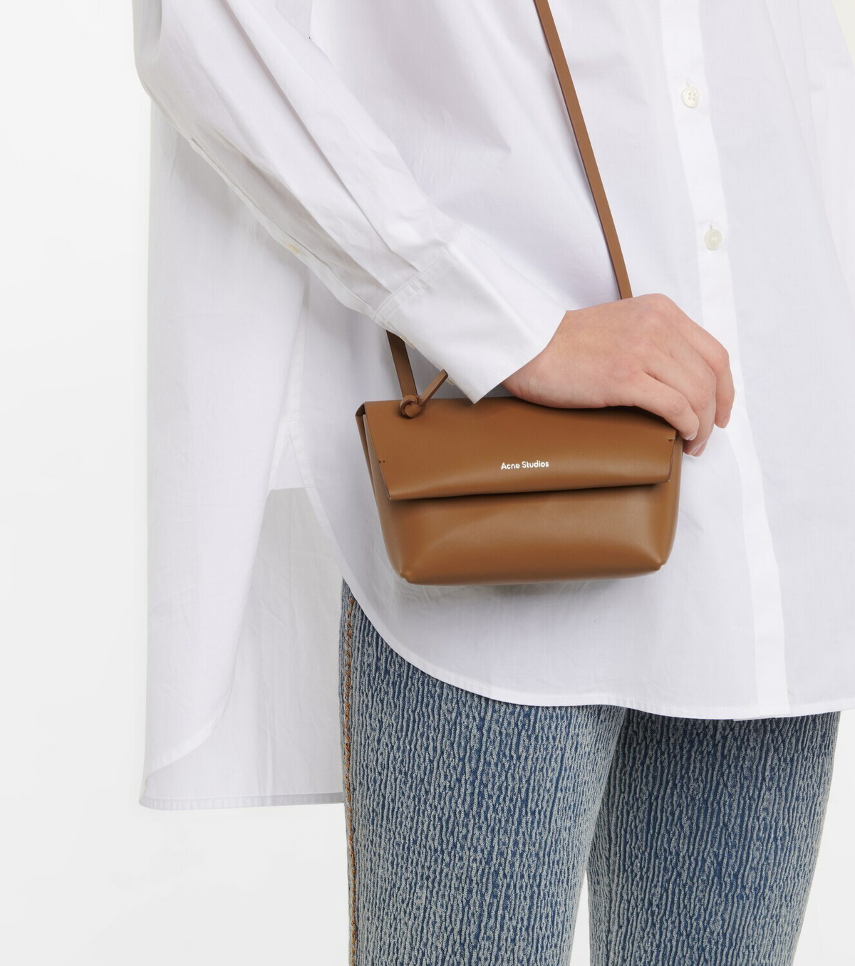 Acne Studios - Alexandria Mini leather crossbody bag Acne
