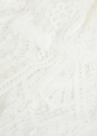 Melissa Odabash Naia Lace Cover-up Mini Dress White