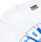 Y,IWO - Printed Cotton-Jersey T-Shirt - White