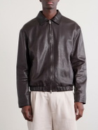 Brunello Cucinelli - Leather Jacket - Brown