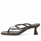 MIISTA Women's Abisai Mini Buckled Sandals in Brown