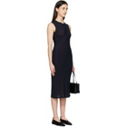 Jil Sander Black Jersey Slip Midi Dress