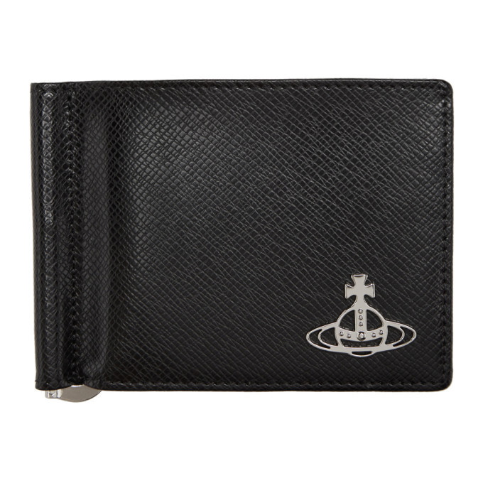 Photo: Vivienne Westwood Black Kent Money Clip Bifold Wallet