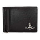 Vivienne Westwood Black Kent Money Clip Bifold Wallet