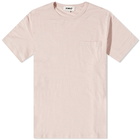 YMC Men's Wild Ones Striped T-Shirt in Stone/Pink