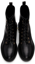 Nicholas Kirkwood Black Casati Combat Boots