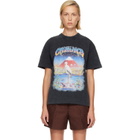 Casablanca Black Oversized T-shirt