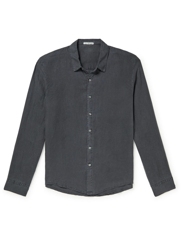 Photo: James Perse - Linen Shirt - Gray