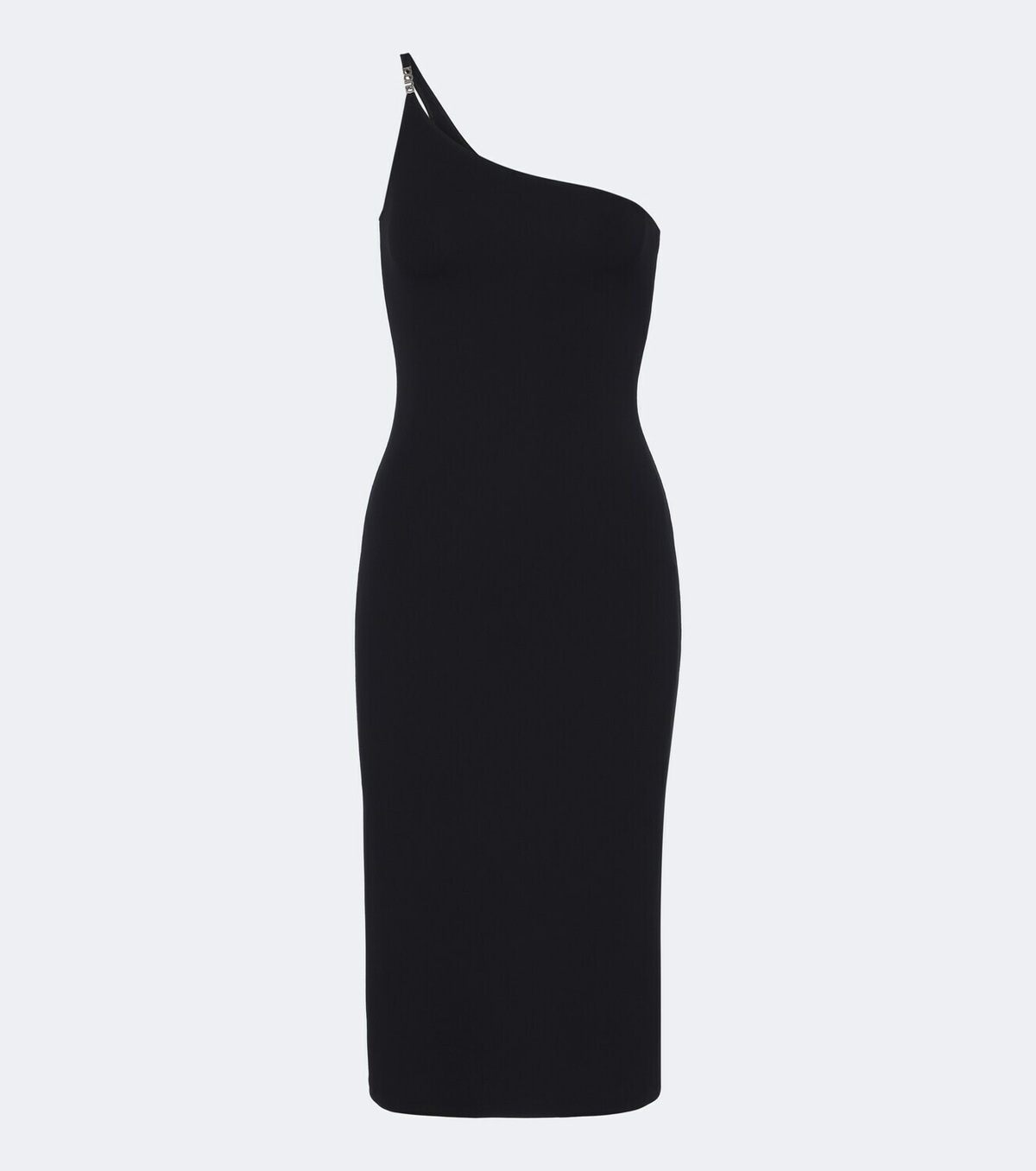 Gucci One-shoulder crêpe jersey midi dress