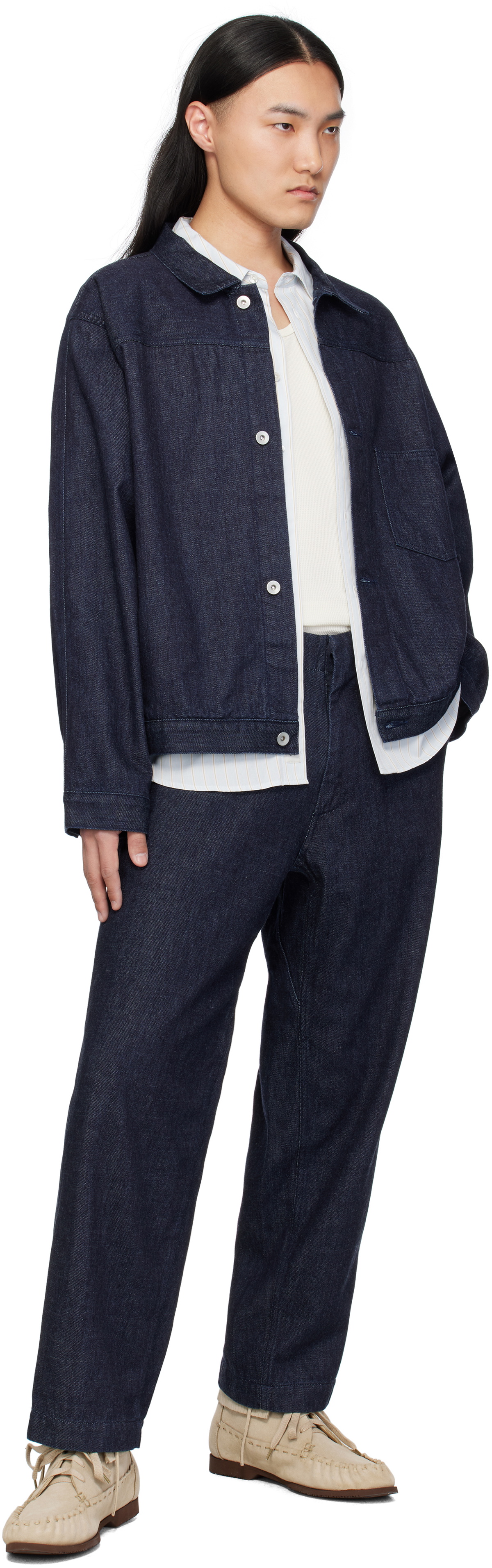 nanamica Indigo Short Denim Jacket