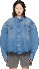 VETEMENTS Blue Cowboy Denim Shirt