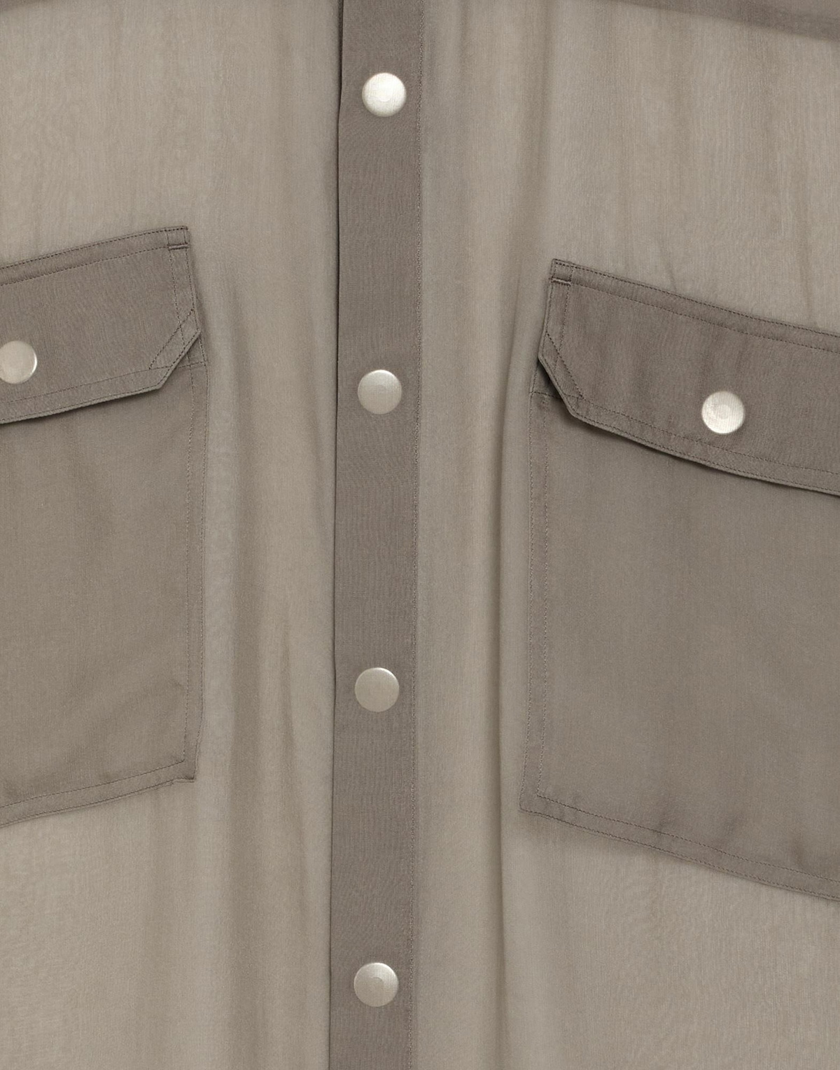 Rick Owens Mens Shirt Taupe