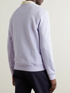 A.P.C. - Item Logo-Print Cotton-Jersey Sweatshirt - Purple