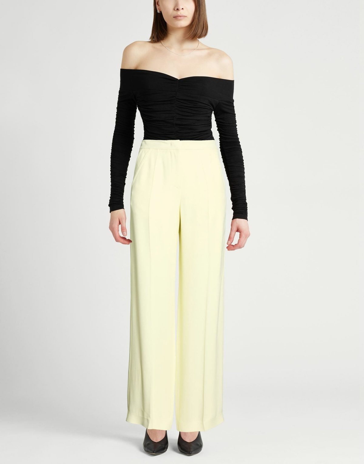 Jil Sander Womens Pants Pastel in Yellow