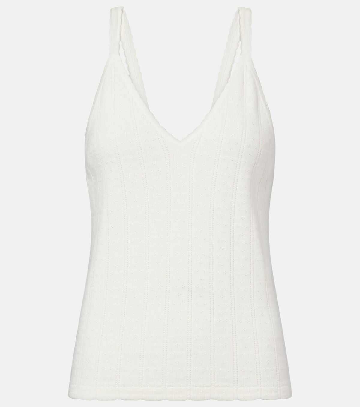Lisa Yang Suni cotton and cashmere tank top