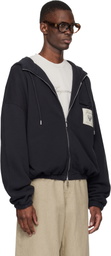 JACQUEMUS Navy 'The Torneo' Hoodie