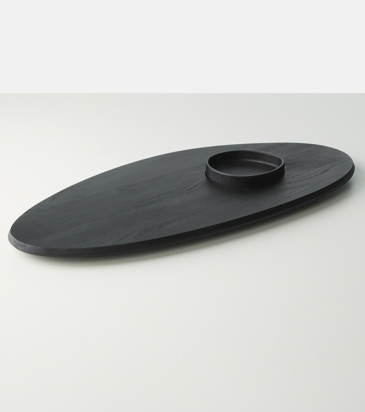 Serax Dune wooden platter and bowl by Kelly Wearstler