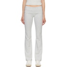 SKIMS Gray Cotton Jersey Foldover Lounge Pants