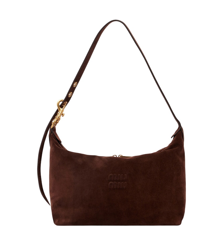 Photo: Miu Miu Spirit Medium suede shoulder bag