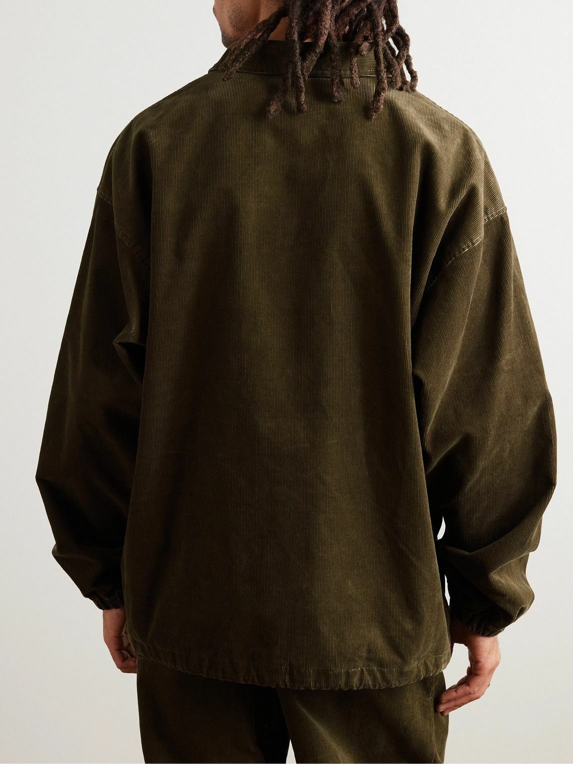 Neighborhood - Logo-Appliquéd Cotton-Blend Corduroy Jacket