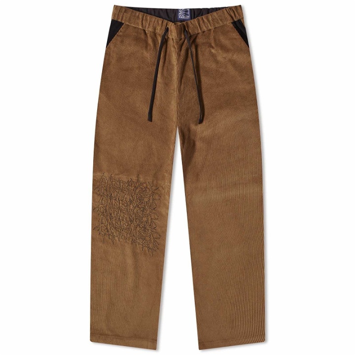 Photo: PACCBET Men's Corduroy Vacation Trousers in Beige